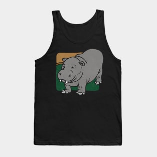 Cute Hippo Tank Top